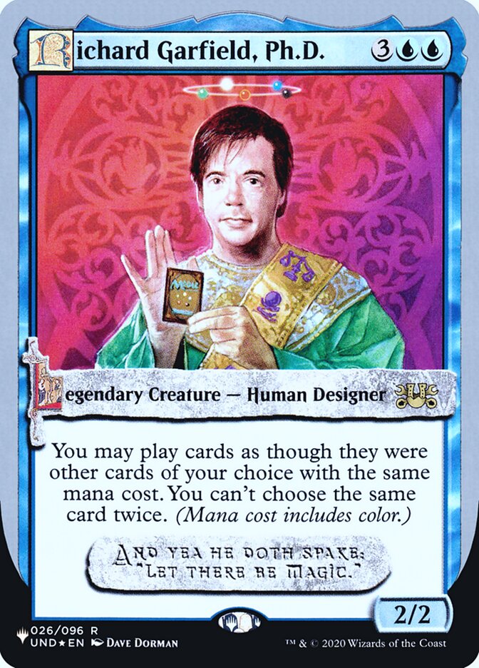 Richard Garfield, Ph.D. (Unfinity Foil Edition) [The List] | L.A. Mood Comics and Games