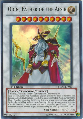 Odin, Father of the Aesir [STOR-EN040] Ultra Rare | L.A. Mood Comics and Games