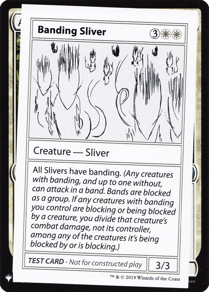 Banding Sliver [Mystery Booster Playtest Cards] | L.A. Mood Comics and Games