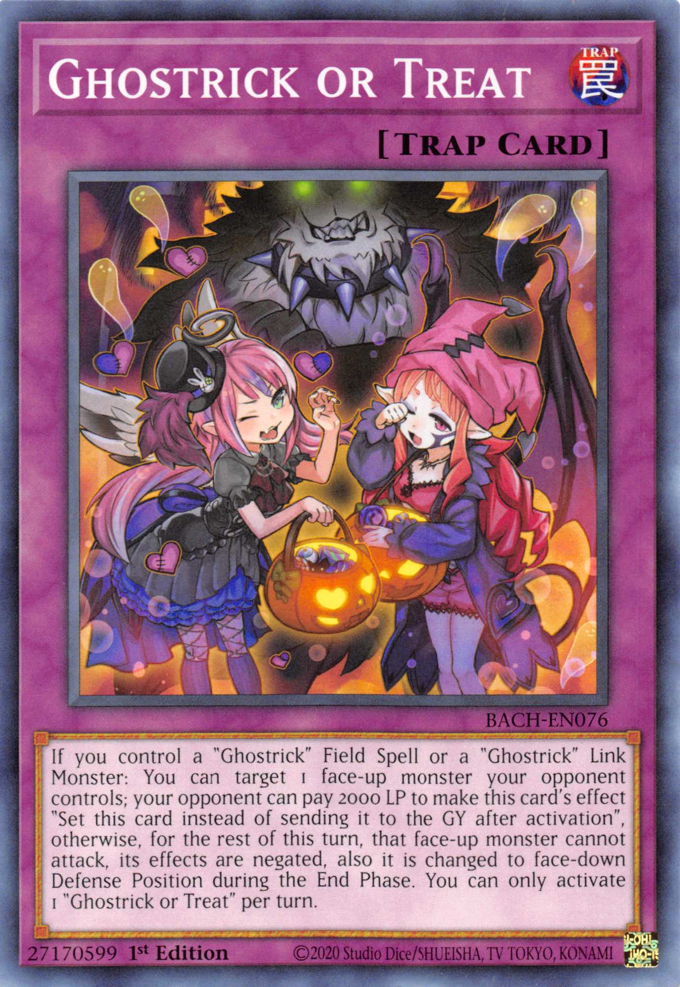 Ghostrick or Treat [BACH-EN076] Common | L.A. Mood Comics and Games