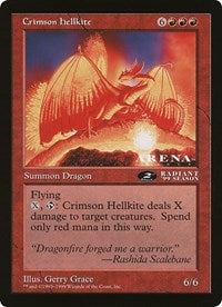 Crimson Hellkite (Oversized) [Oversize Cards] | L.A. Mood Comics and Games