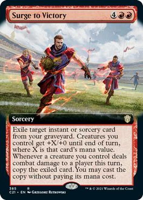 Surge to Victory (Extended Art) [Commander 2021] | L.A. Mood Comics and Games