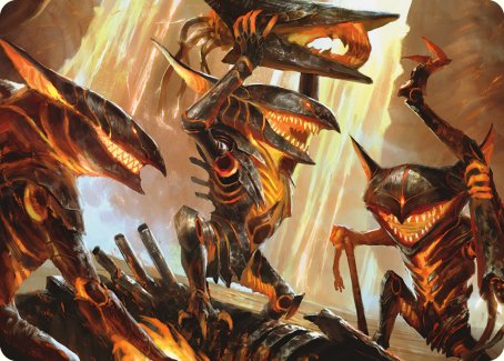 Gleeful Demolition Art Card [Phyrexia: All Will Be One Art Series] | L.A. Mood Comics and Games