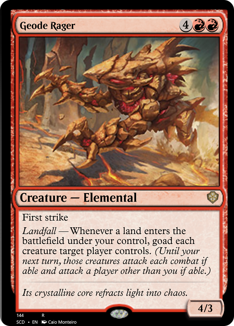 Geode Rager [Starter Commander Decks] | L.A. Mood Comics and Games