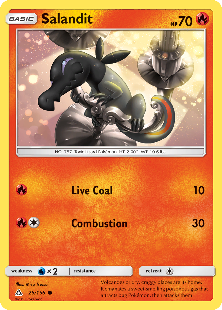 Salandit (25/156) [Sun & Moon: Ultra Prism] | L.A. Mood Comics and Games