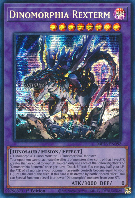 Dinomorphia Rexterm [MP23-EN082] Prismatic Secret Rare | L.A. Mood Comics and Games