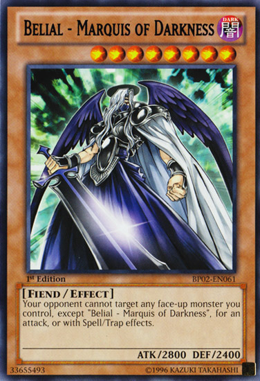 Belial - Marquis of Darkness [BP02-EN061] Rare | L.A. Mood Comics and Games