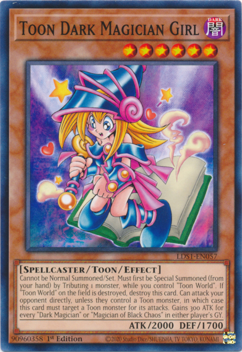 Toon Dark Magician Girl [LDS1-EN057] Common | L.A. Mood Comics and Games