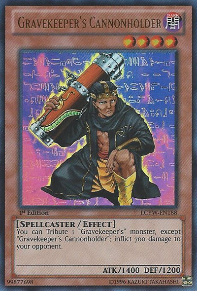 Gravekeeper's Cannonholder [LCYW-EN188] Ultra Rare | L.A. Mood Comics and Games