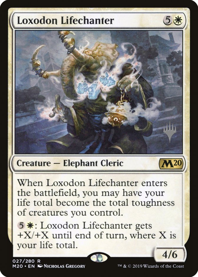 Loxodon Lifechanter (Promo Pack) [Core Set 2020 Promos] | L.A. Mood Comics and Games