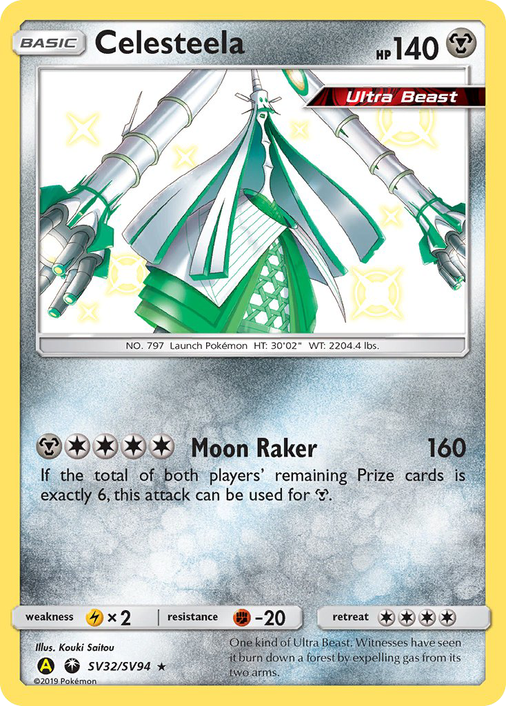 Celesteela (SV32/SV94) [Sun & Moon: Hidden Fates - Shiny Vault] | L.A. Mood Comics and Games