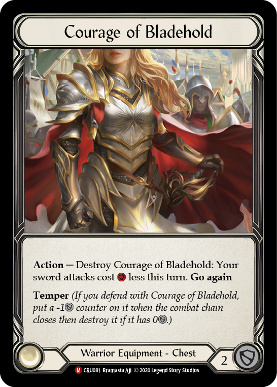 Courage of Bladehold [CRU081] (Crucible of War)  1st Edition Normal | L.A. Mood Comics and Games