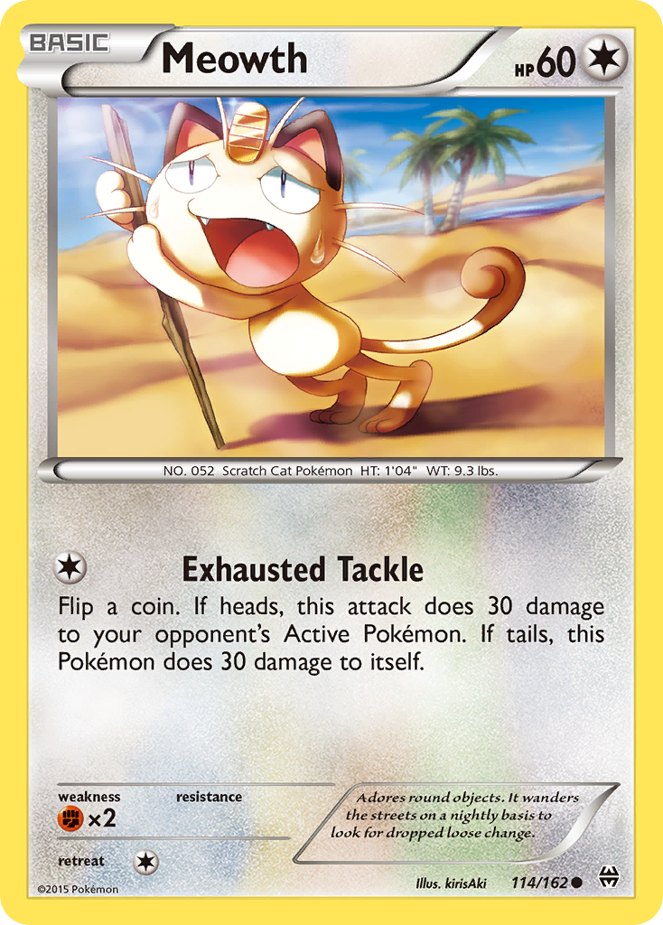 Meowth (114/162) [XY: BREAKthrough] | L.A. Mood Comics and Games