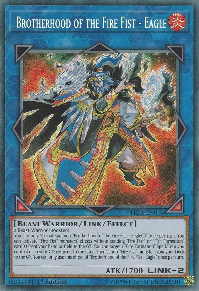 Brotherhood of the Fire Fist - Eagle [FIGA-EN016] Secret Rare | L.A. Mood Comics and Games