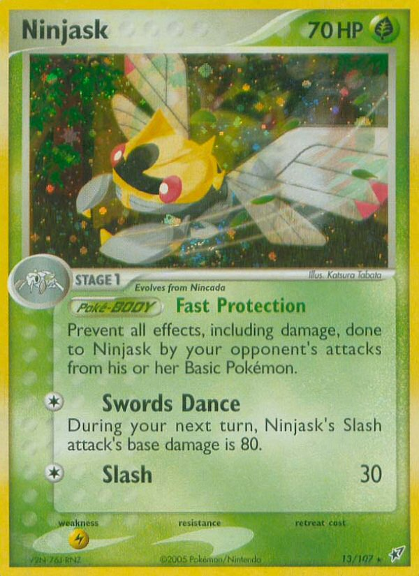 Ninjask (13/107) [EX: Deoxys] | L.A. Mood Comics and Games