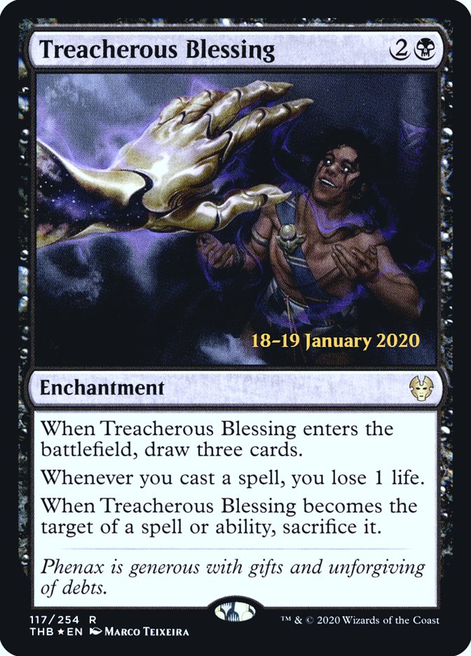 Treacherous Blessing [Theros Beyond Death Prerelease Promos] | L.A. Mood Comics and Games