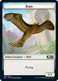 Bird // Saproling Double-Sided Token [Core Set 2021 Tokens] | L.A. Mood Comics and Games