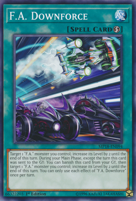 F.A. Downforce [MP18-EN094] Common | L.A. Mood Comics and Games
