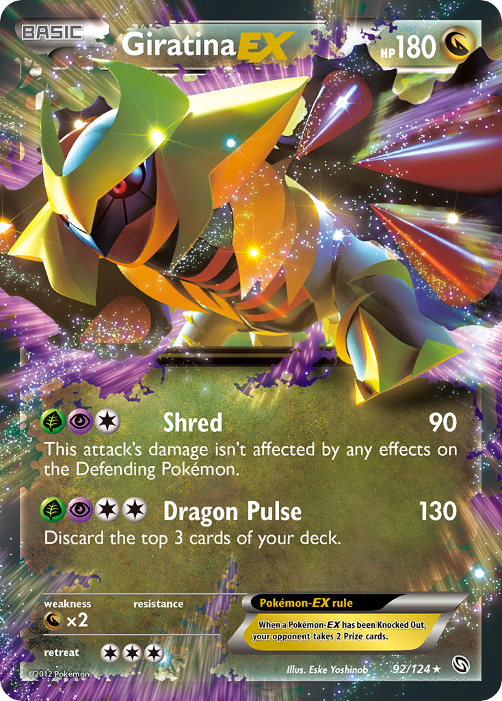 Giratina EX (92/124) [Black & White: Dragons Exalted] | L.A. Mood Comics and Games