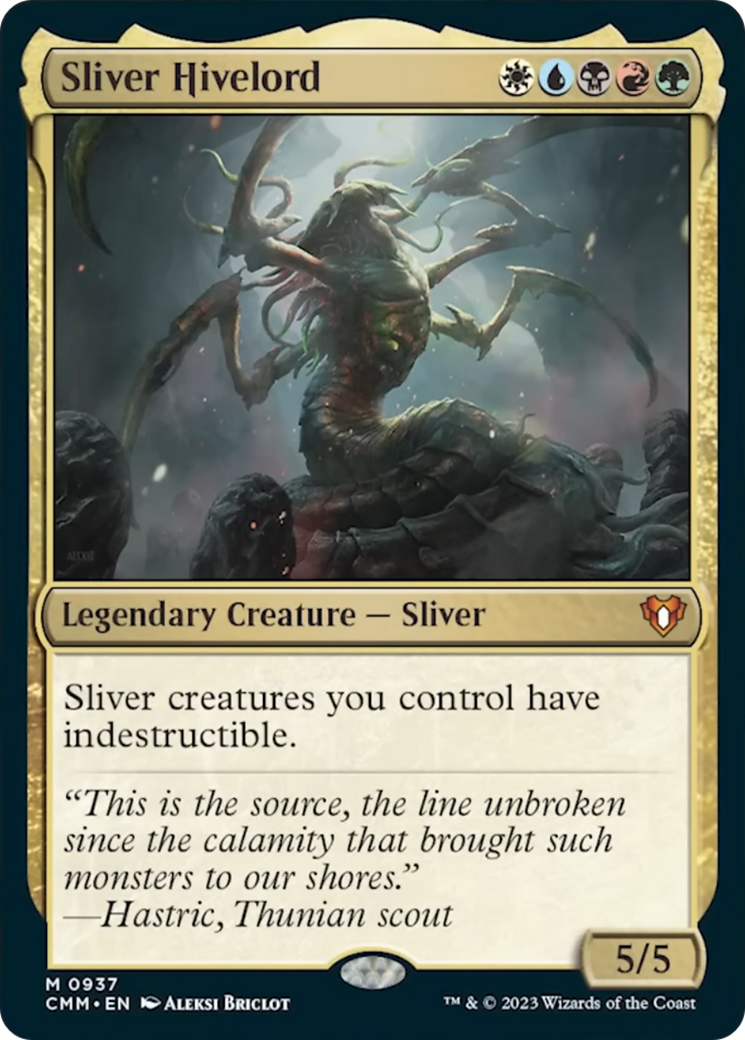 Sliver Hivelord [Commander Masters] | L.A. Mood Comics and Games