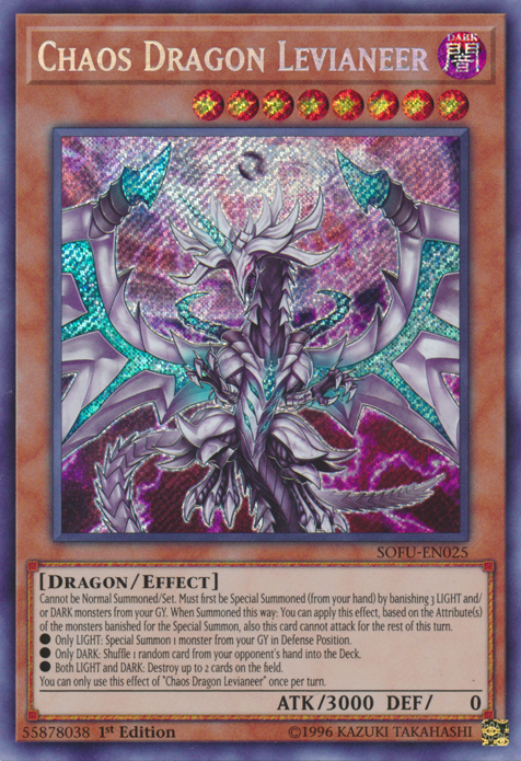 Chaos Dragon Levianeer [SOFU-EN025] Secret Rare | L.A. Mood Comics and Games