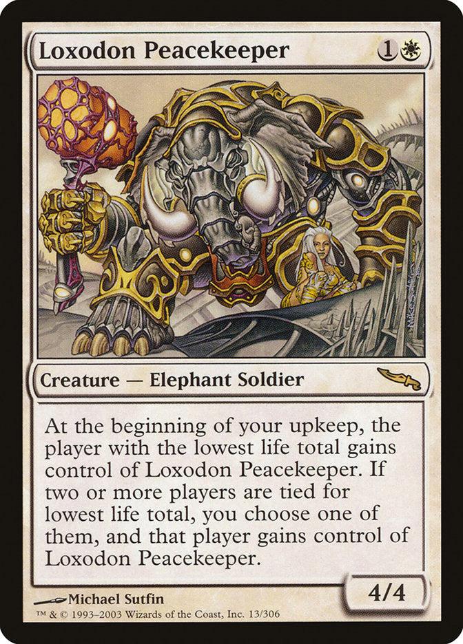 Loxodon Peacekeeper [Mirrodin] | L.A. Mood Comics and Games