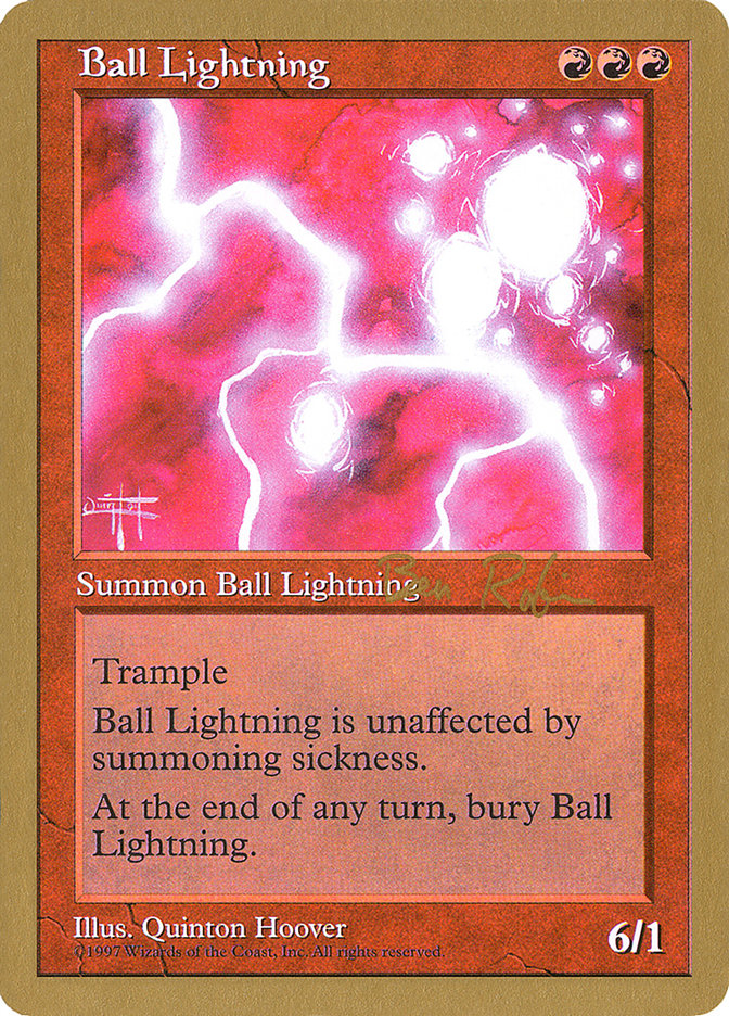 Ball Lightning (Ben Rubin) [World Championship Decks 1998] | L.A. Mood Comics and Games