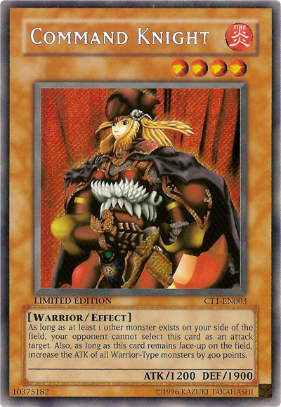 Command Knight [CT1-EN003] Secret Rare | L.A. Mood Comics and Games