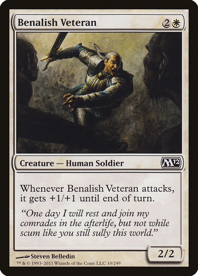 Benalish Veteran [Magic 2012] | L.A. Mood Comics and Games