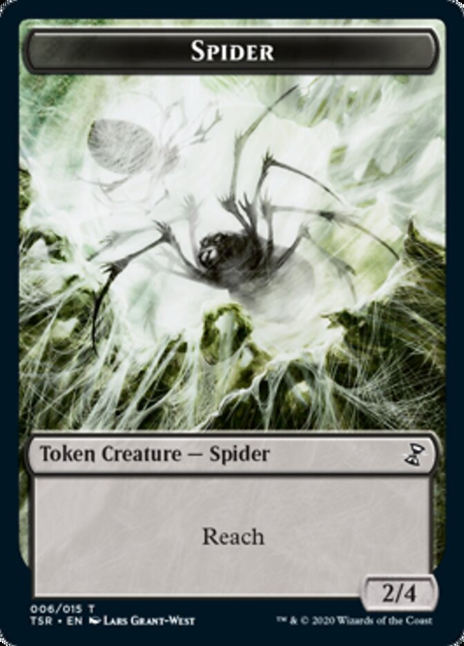 Spider Token [Time Spiral Remastered Tokens] | L.A. Mood Comics and Games