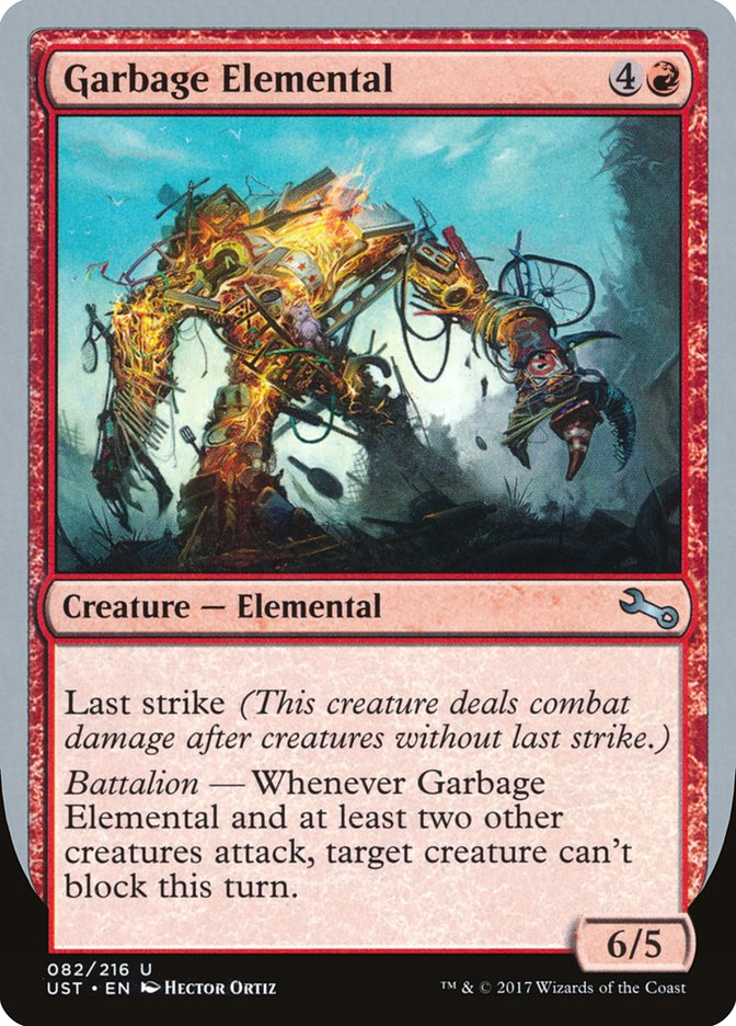 Garbage Elemental (6/5 Creature) [Unstable] | L.A. Mood Comics and Games