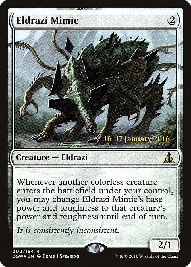 Eldrazi Mimic [Oath of the Gatewatch Prerelease Promos] | L.A. Mood Comics and Games