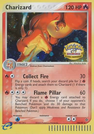 Charizard (100/97) (National Championship 2004) [League & Championship Cards] | L.A. Mood Comics and Games