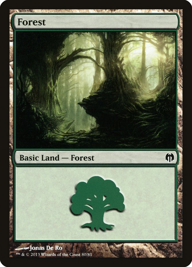 Forest (80) [Duel Decks: Heroes vs. Monsters] | L.A. Mood Comics and Games