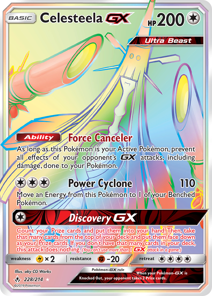 Celesteela GX (228/214) [Sun & Moon: Unbroken Bonds] | L.A. Mood Comics and Games