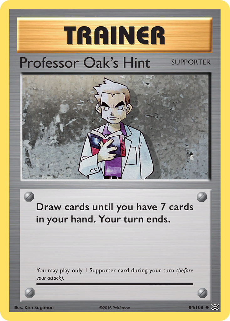 Professor Oak's Hint (84/108) [XY: Evolutions] | L.A. Mood Comics and Games