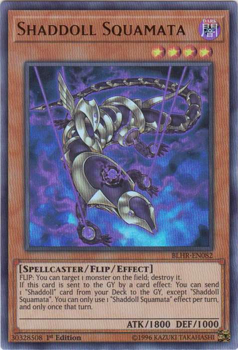 Shaddoll Squamata [BLHR-EN082] Ultra Rare | L.A. Mood Comics and Games