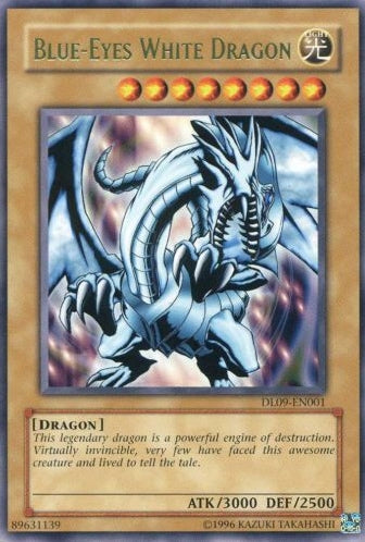 Blue-Eyes White Dragon (Green) [DL09-EN001] Rare | L.A. Mood Comics and Games