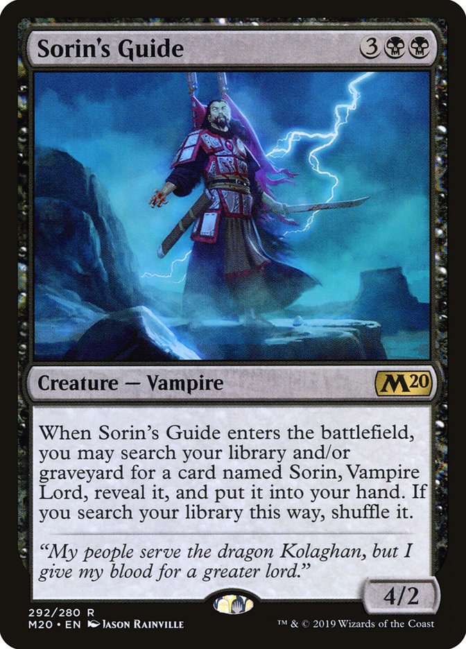 Sorin's Guide [Core Set 2020] | L.A. Mood Comics and Games