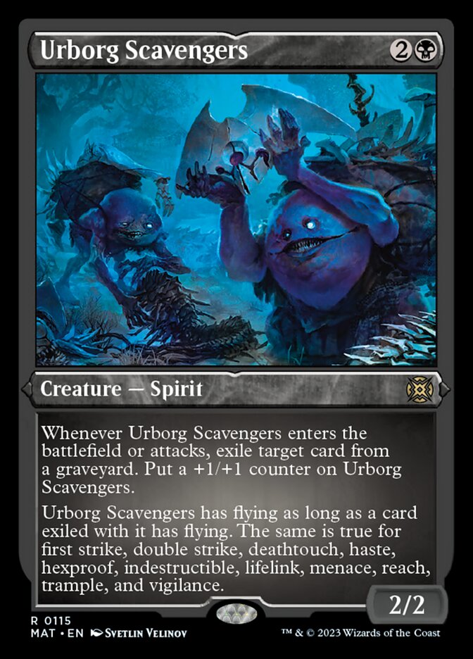 Urborg Scavengers (Foil Etched) [March of the Machine: The Aftermath] | L.A. Mood Comics and Games