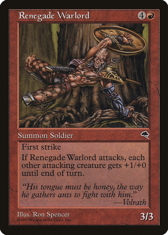 Renegade Warlord [Tempest] | L.A. Mood Comics and Games