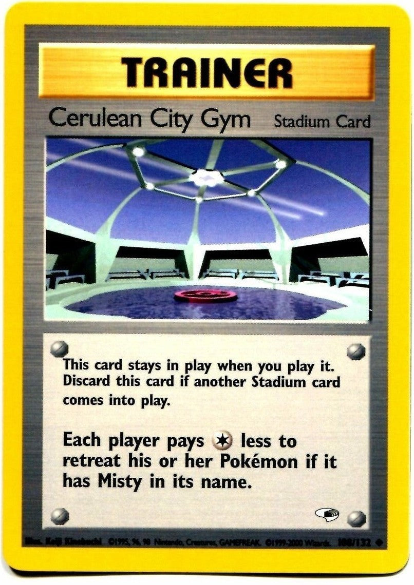 Cerulean City Gym (108/132) [Gym Heroes Unlimited] | L.A. Mood Comics and Games