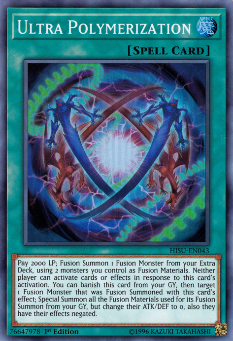 Ultra Polymerization [HISU-EN043] Super Rare | L.A. Mood Comics and Games