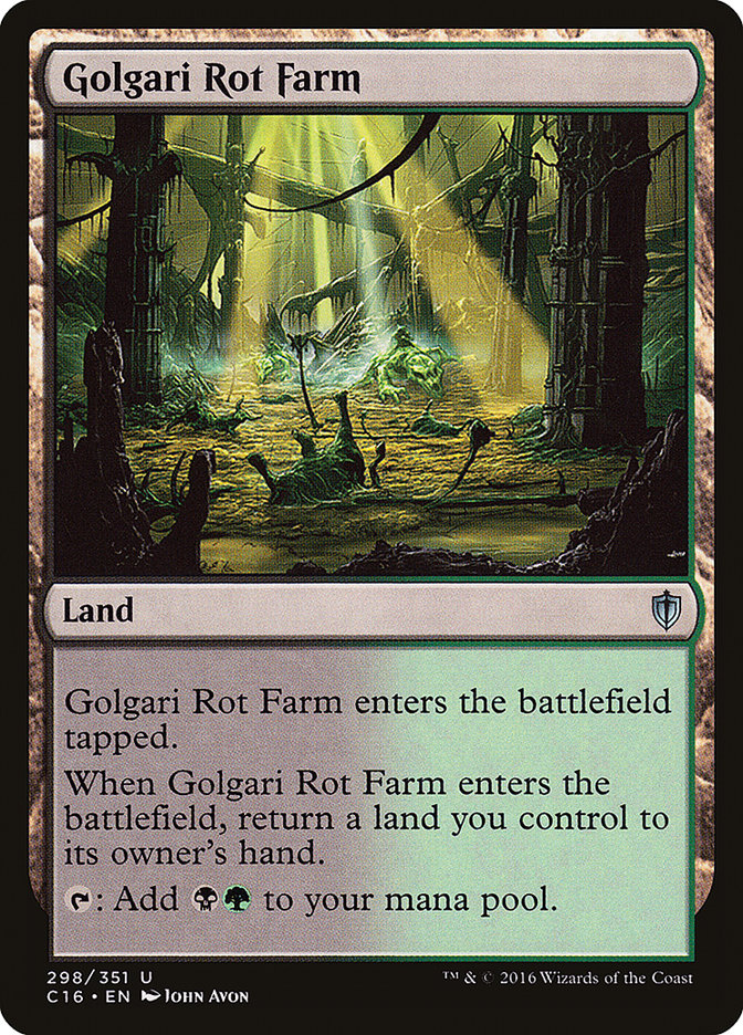 Golgari Rot Farm [Commander 2016] | L.A. Mood Comics and Games