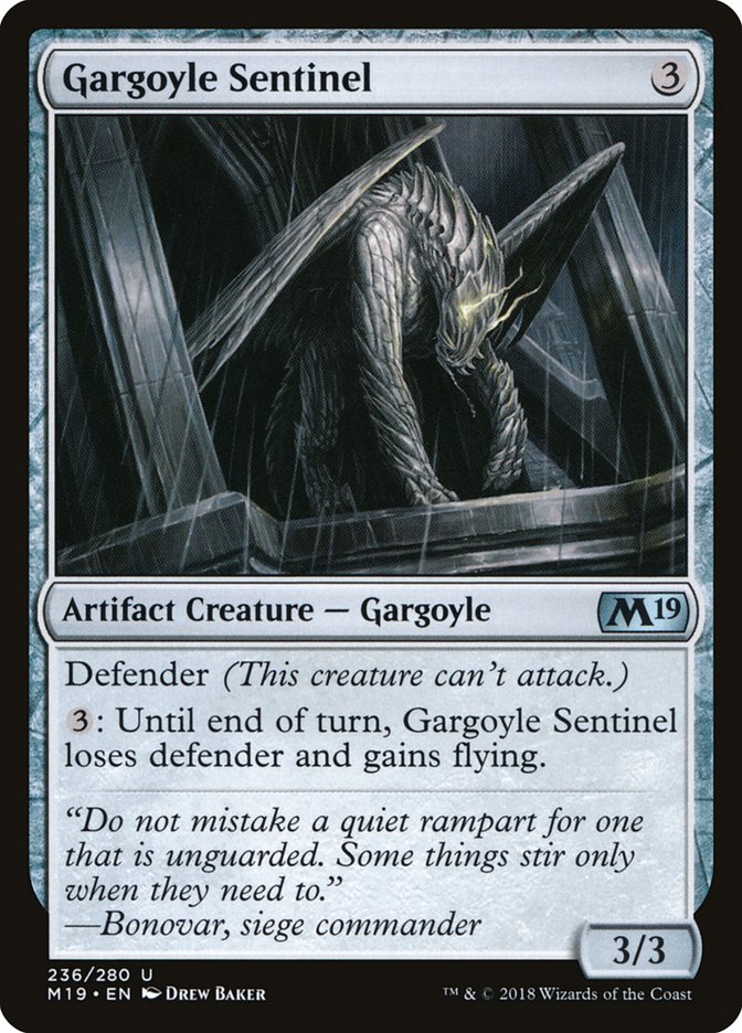 Gargoyle Sentinel [Core Set 2019] | L.A. Mood Comics and Games