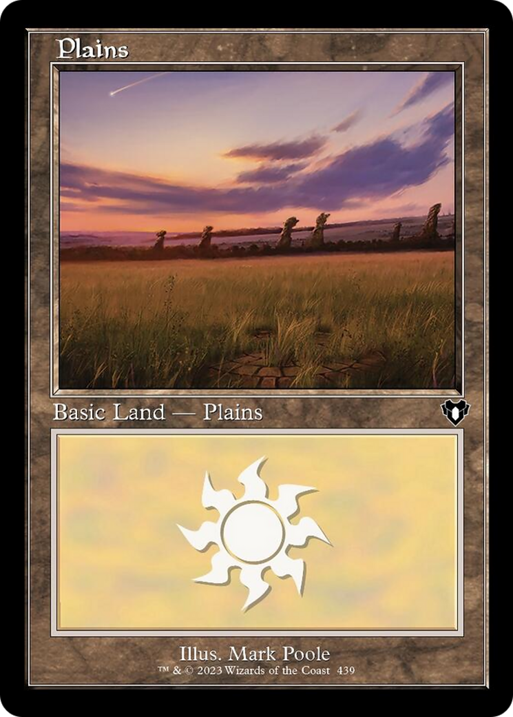 Plains (439) (Retro) [Commander Masters] | L.A. Mood Comics and Games