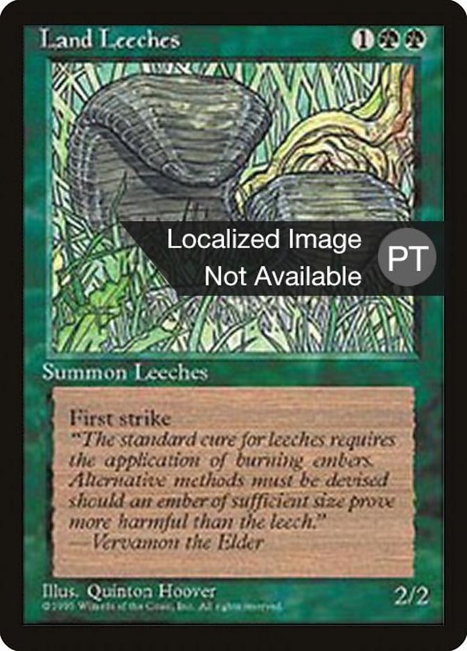 Land Leeches [Fourth Edition (Foreign Black Border)] | L.A. Mood Comics and Games