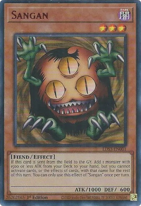 Sangan (Red) [LDS3-EN001] Ultra Rare | L.A. Mood Comics and Games