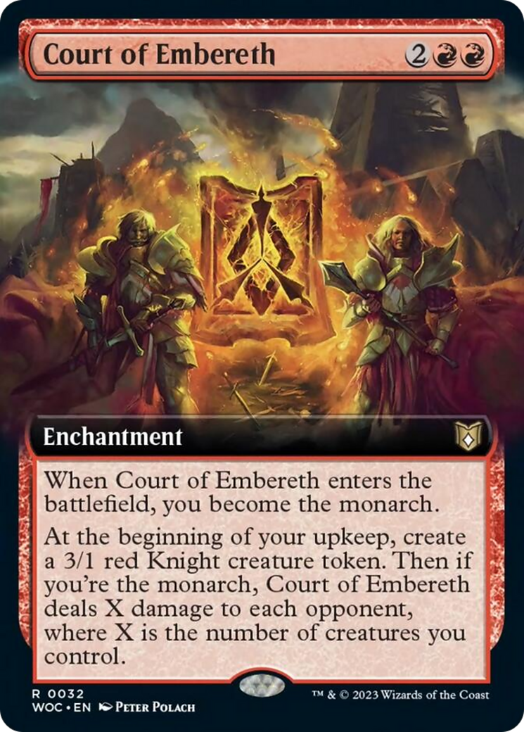 Court of Embereth (Extended Art) [Wilds of Eldraine Commander] | L.A. Mood Comics and Games