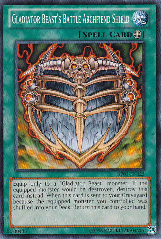 Gladiator Beast's Battle Archfiend Shield [AP03-EN022] Common | L.A. Mood Comics and Games